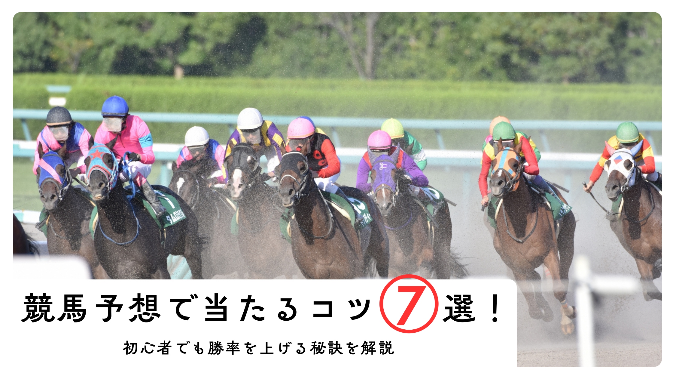 競馬予想で当たるコツ7選！初心者でも勝率を上げる秘訣を解説